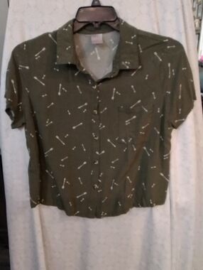 Dressy Short Sleeve Blouse